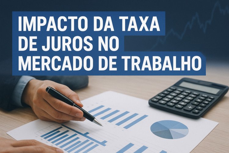 Impacto da taxa de juros no mercado de trabalho com gráficos e análise econômica